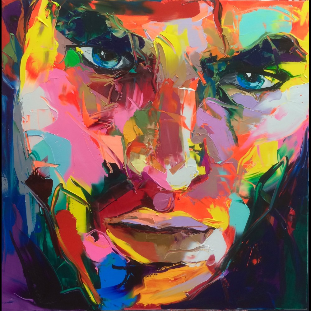 Francoise Nielly Portrait Palette Painting Expression Face196